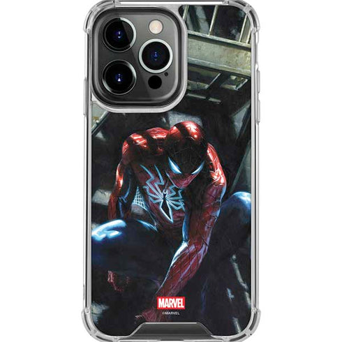 Marvel Spiderman New Suit Spiderman iPhone 16 Pro Max Clear Case